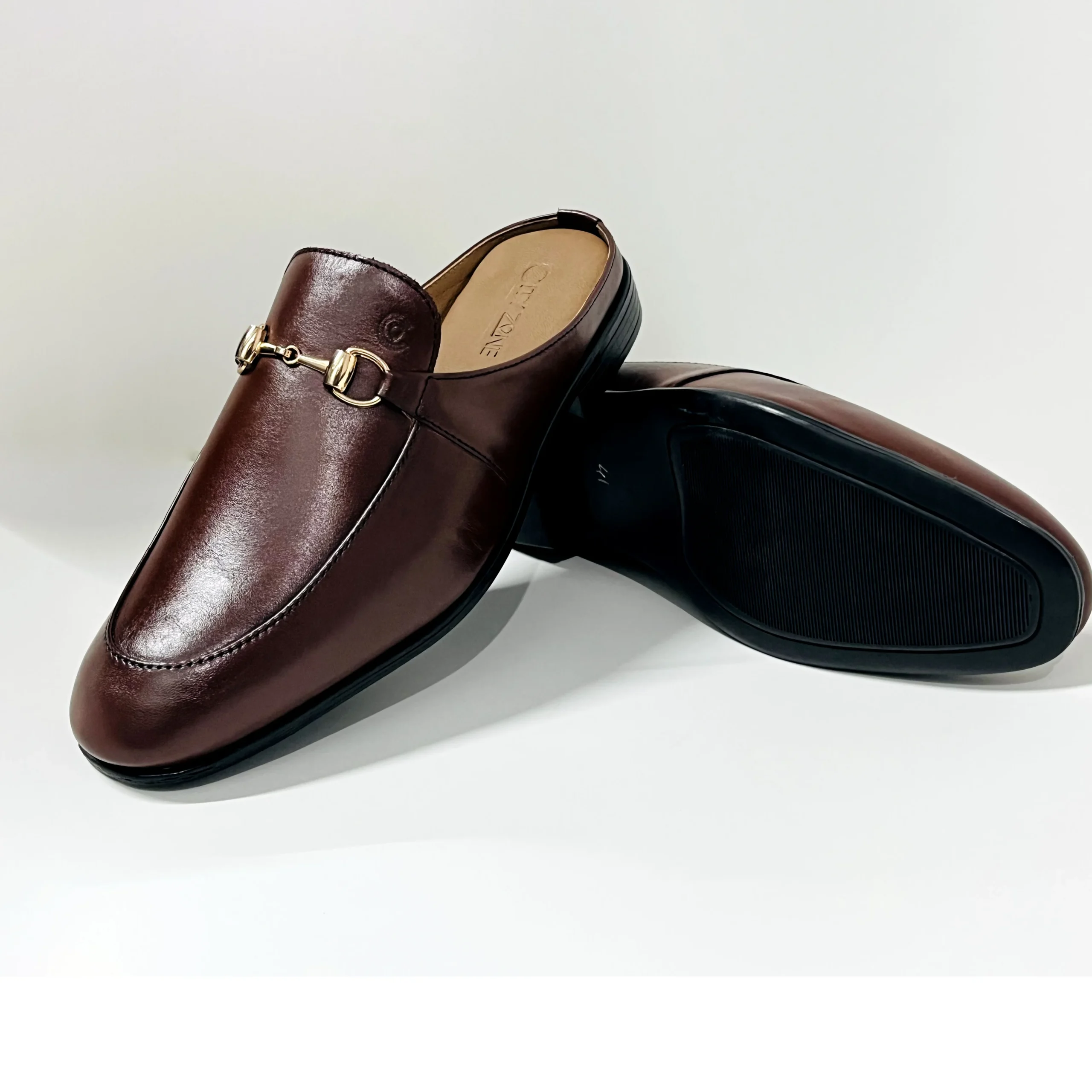 CITYZONE HALF LOAFER BROWN COLOR WITH ORNAMENT - Image 3